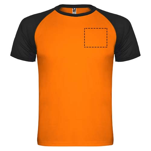 Indianapolis 140 g/m² unisex sportshirt met korte mouwen