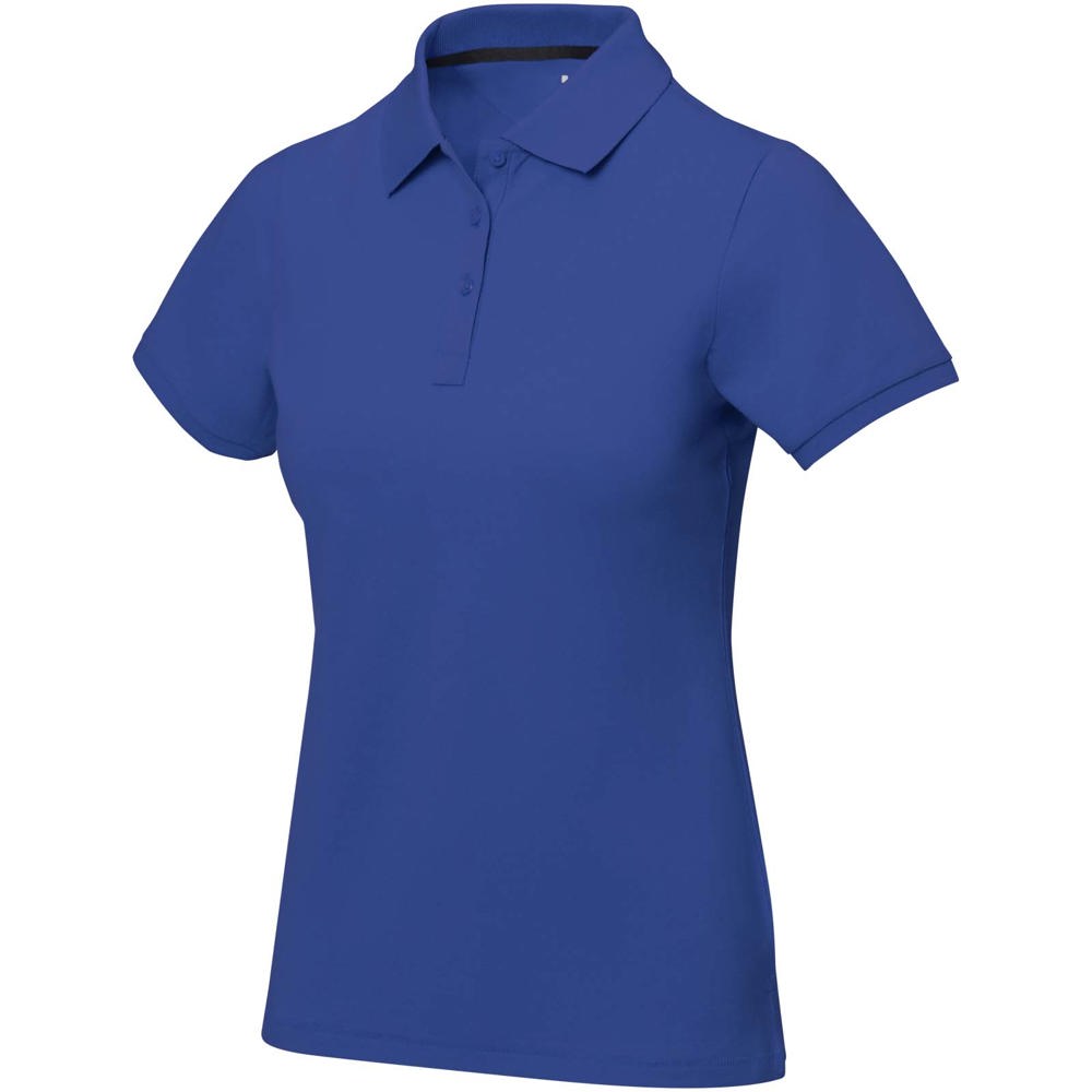 Calgary damespolo met korte mouwen - voor bedrijven en relatiegeschenken - blauw