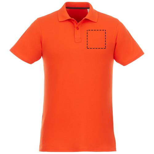 Helios 180 g/m² herenpolo met korte mouwen
