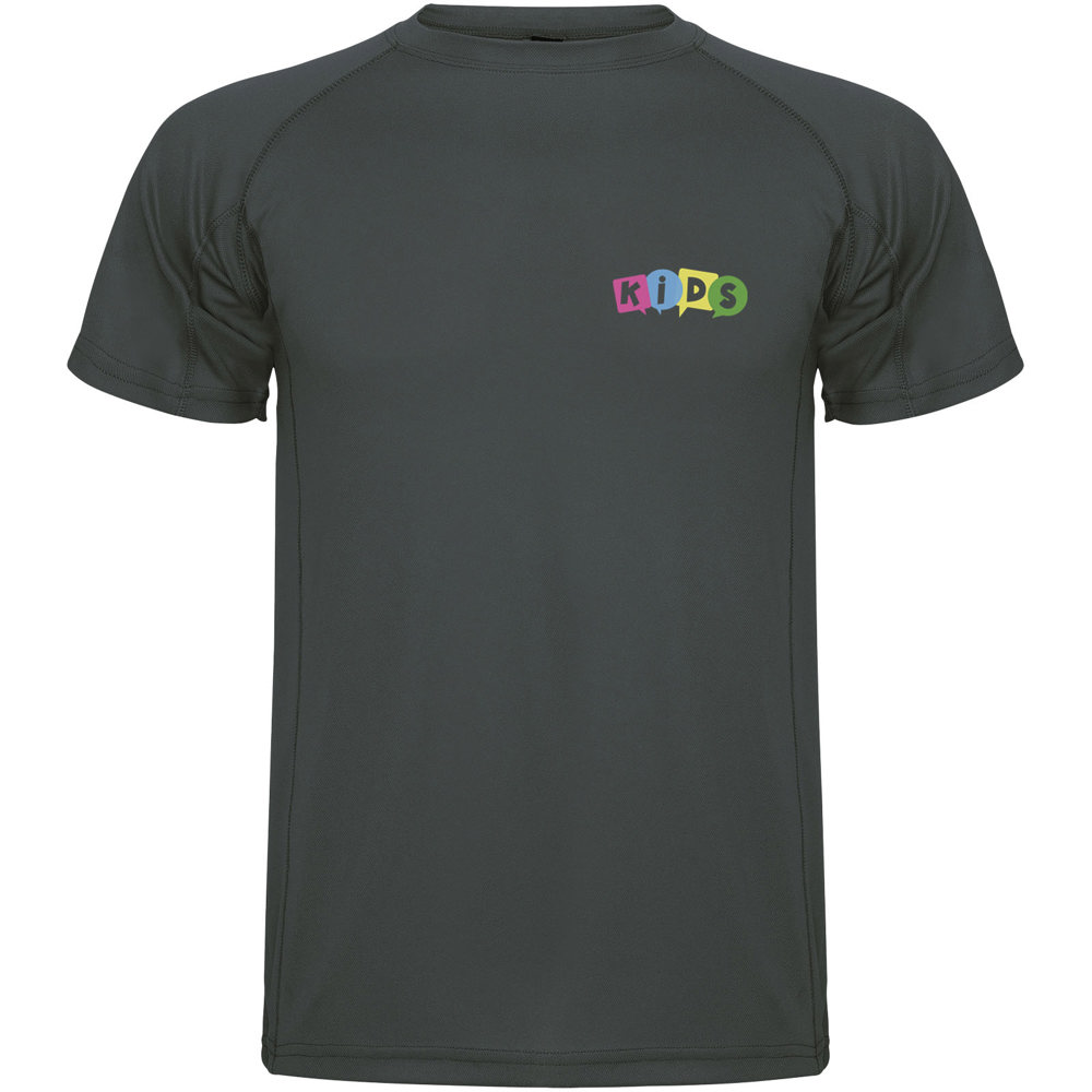 Montecarlo 150 g/m² sportshirt met korte mouwen voor kinderen