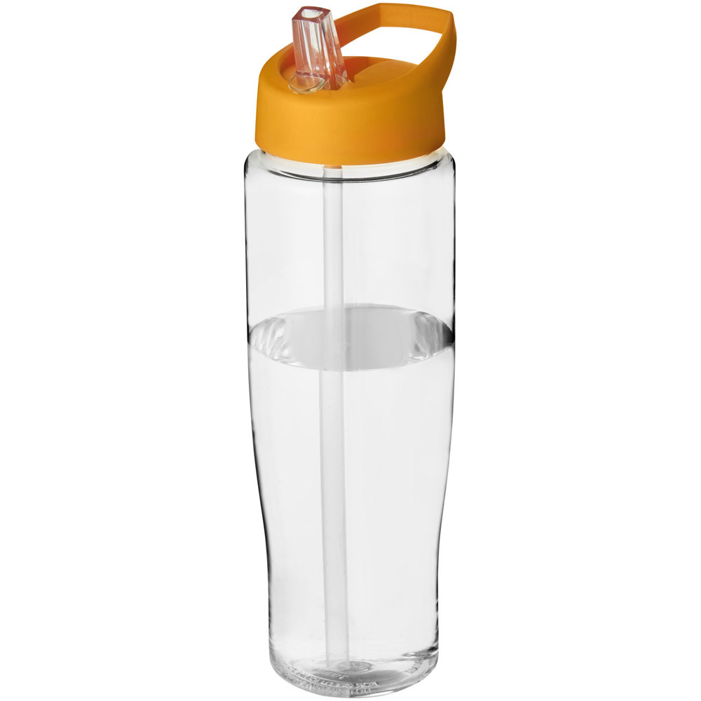 H2O Active® Tempo 700 ml sportfles met fliptuitdeksel - kopen of bedrukken - Transparent, Oranje