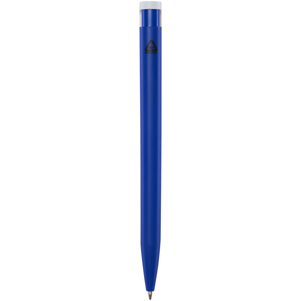 Unix balpen van gerecycled plastic (blauwe inkt)