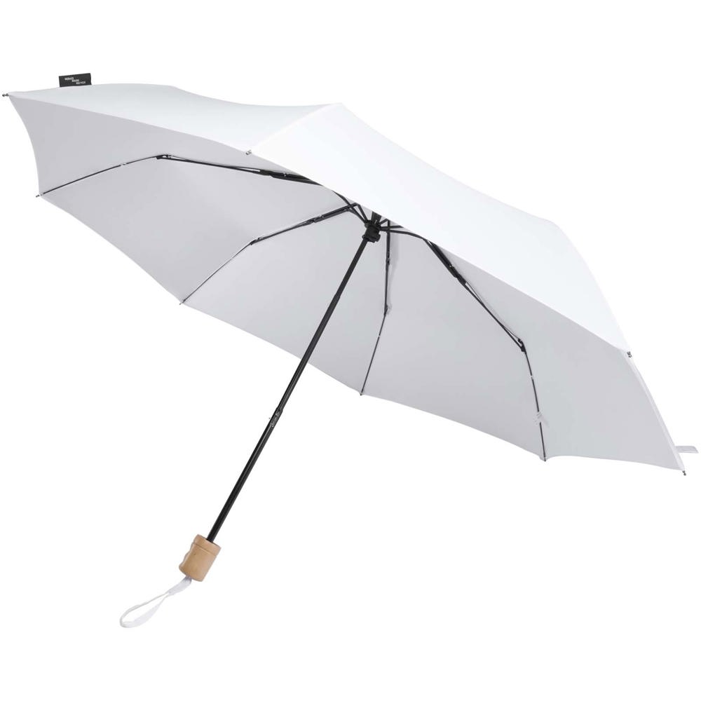Dane 21 inch RPET paraplu - kopen of bedrukken - Wit
