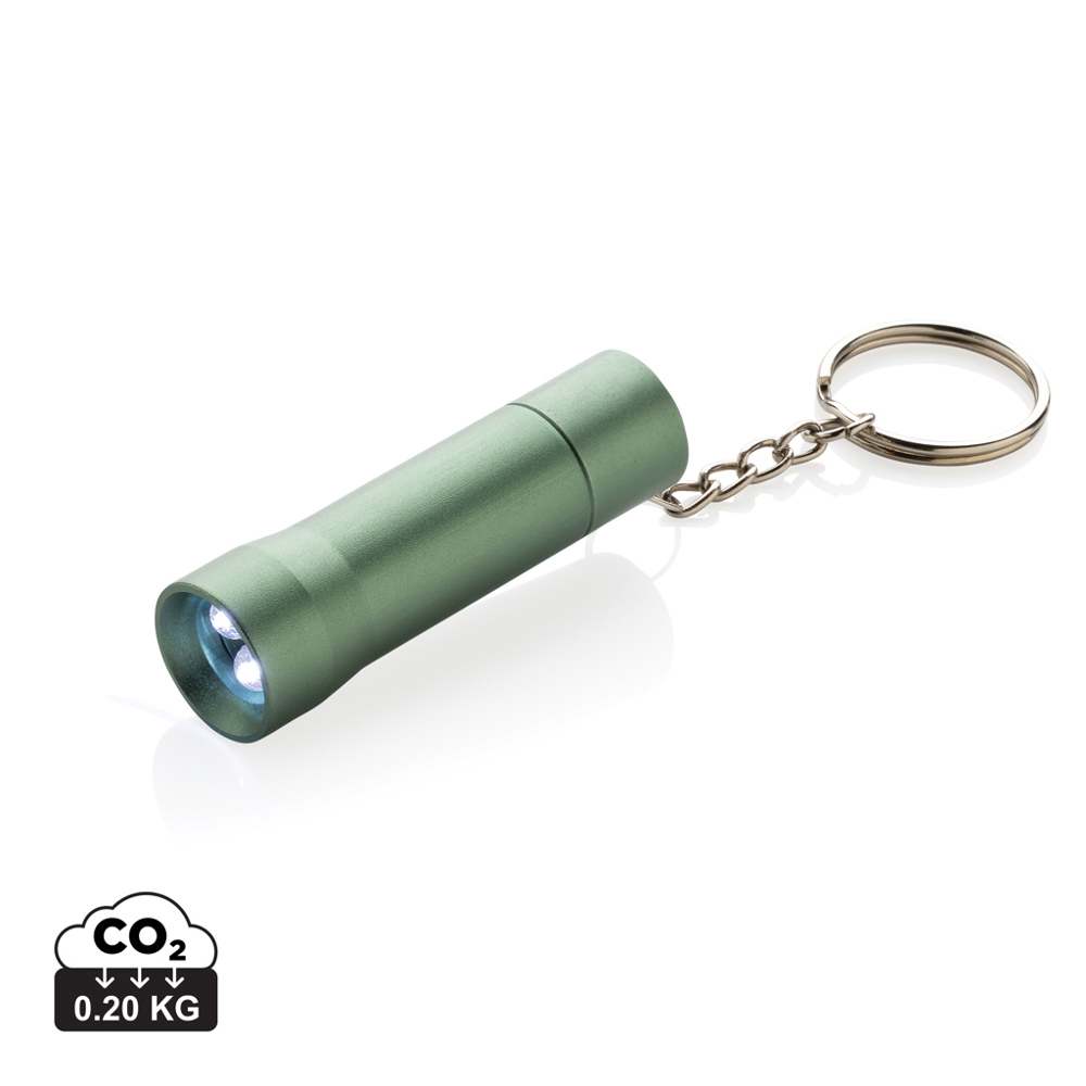 Flash RCS gerecycled aluminium sleutelhanger zaklamp