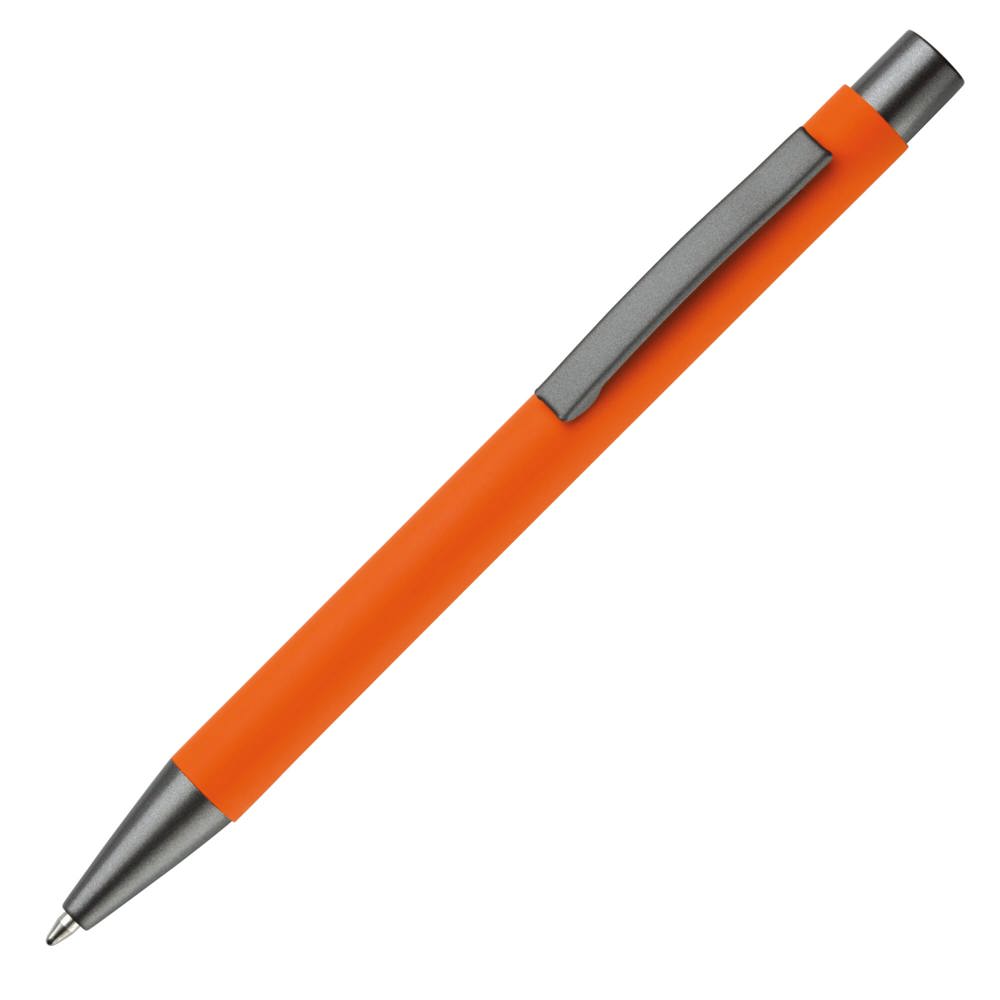 Balpen New York soft touch - bedrukt of onbedrukt verkrijgbaar - Oranje