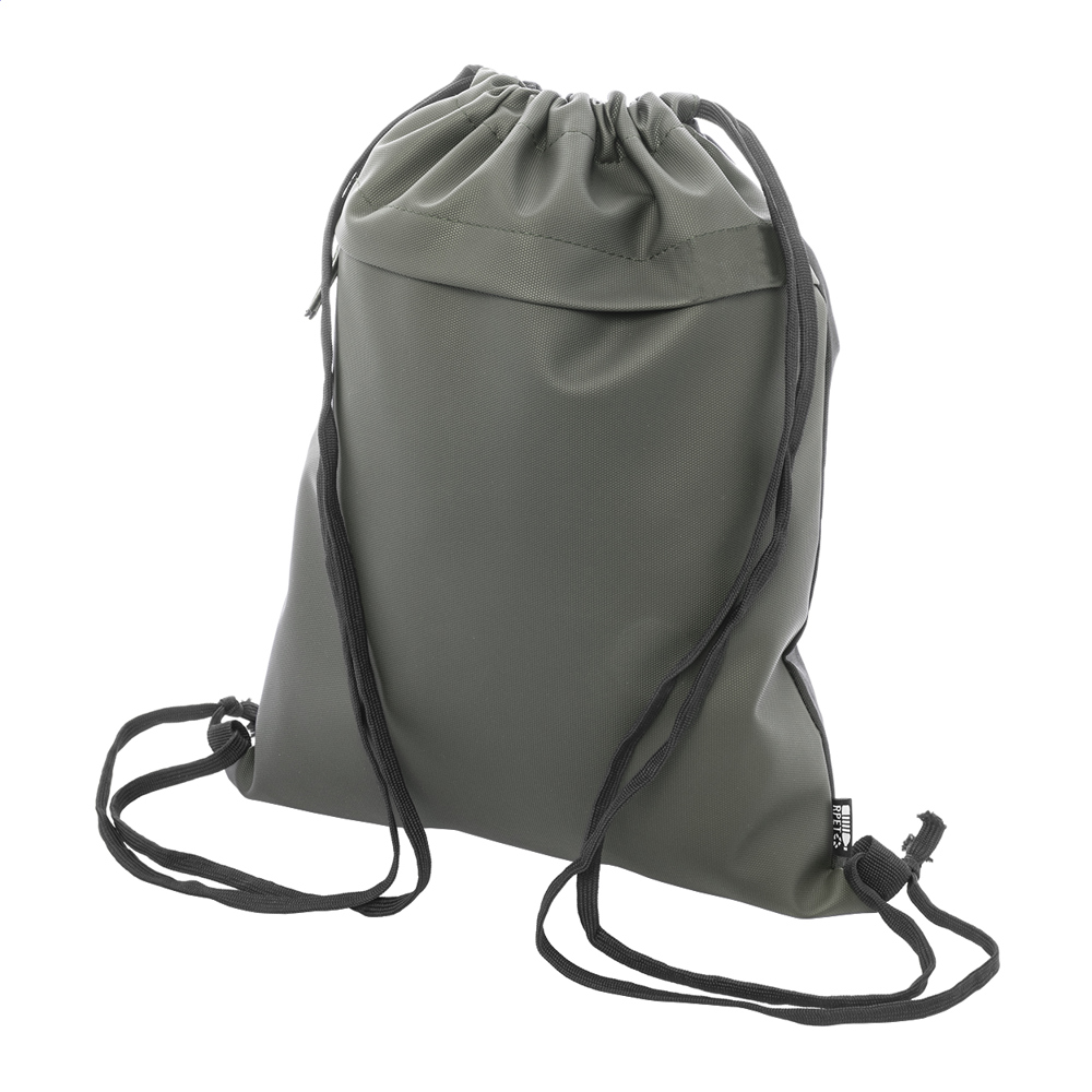 Pudrow - RPET tas met trekkoord - kopen of bedrukken - groen