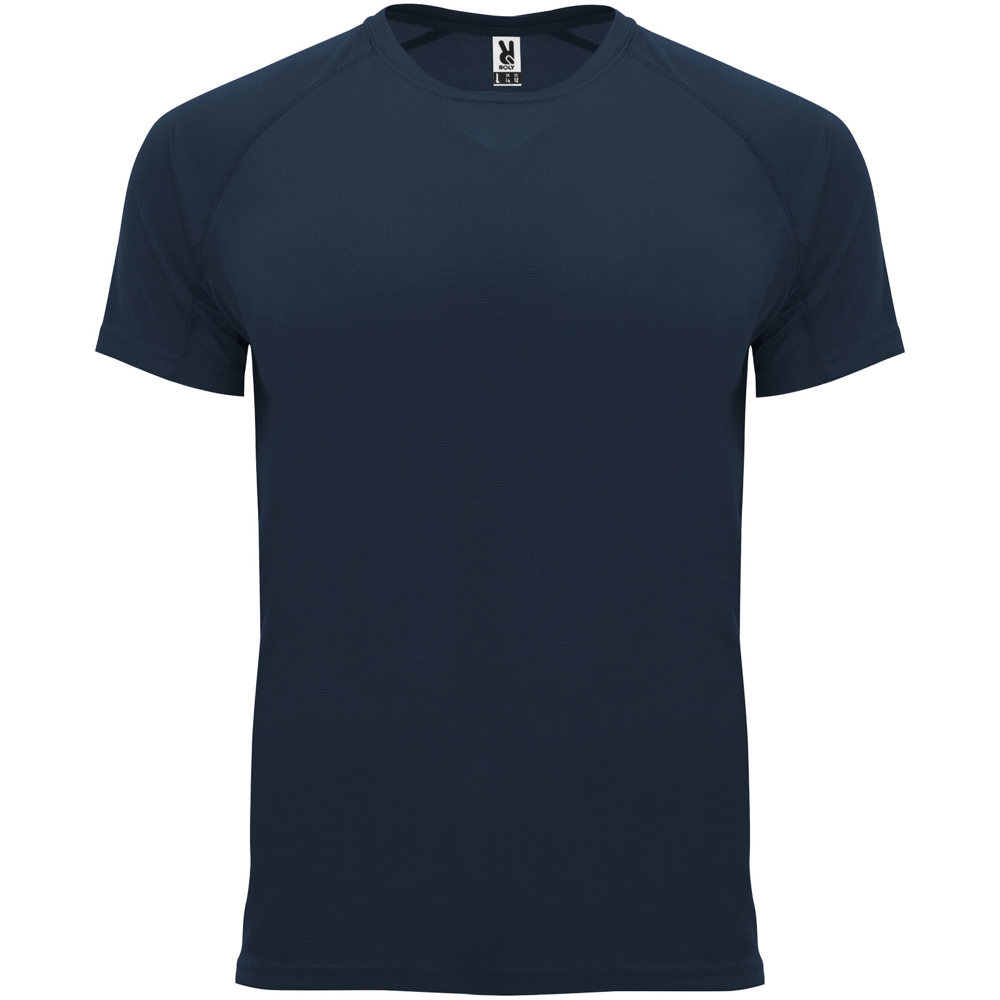 Bahrain sportshirt met korte mouwen voor heren - bedrukt of onbedrukt verkrijgbaar - Marineblauw