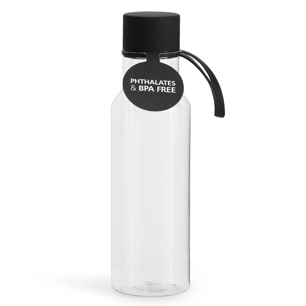 Sagaform waterfles 600ml - kopen of bedrukken - Wit/transparant / transparant