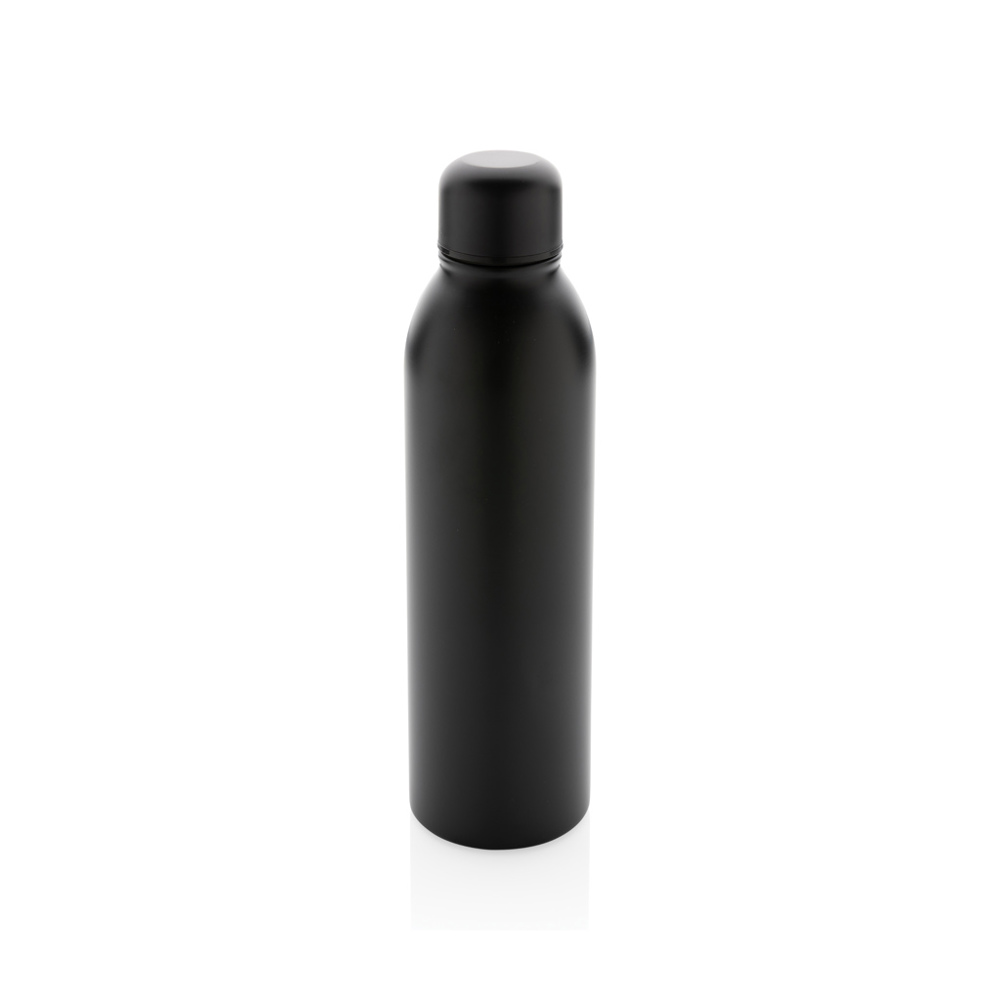 RCS gerecycled roestvrijstalen vacuümfles 500ML - kopen of bedrukken - zwart (± PMS Black)