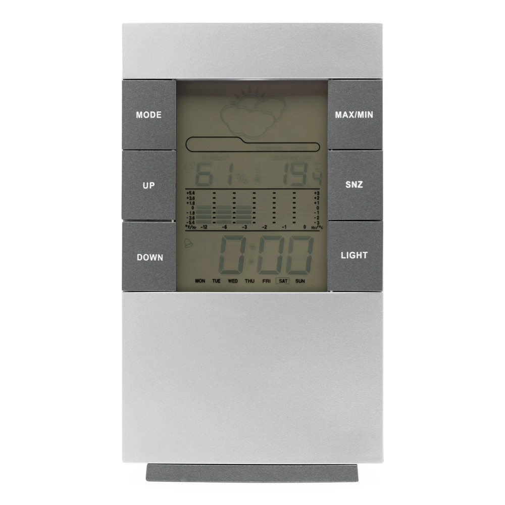 SUNNY TIMES - Weerstation met alarm - met logo of onbedrukt bestellen