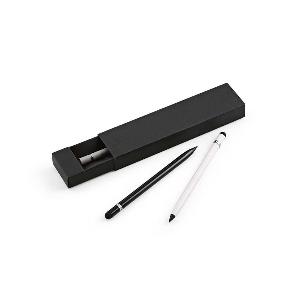 Voltaire Inktloze Pen Gerecycled Aluminium - Wit