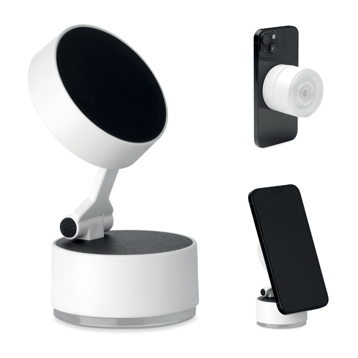 MAGPHONE - Magnetische telefoonhouder - voor bedrijven en relatiegeschenken - Wit