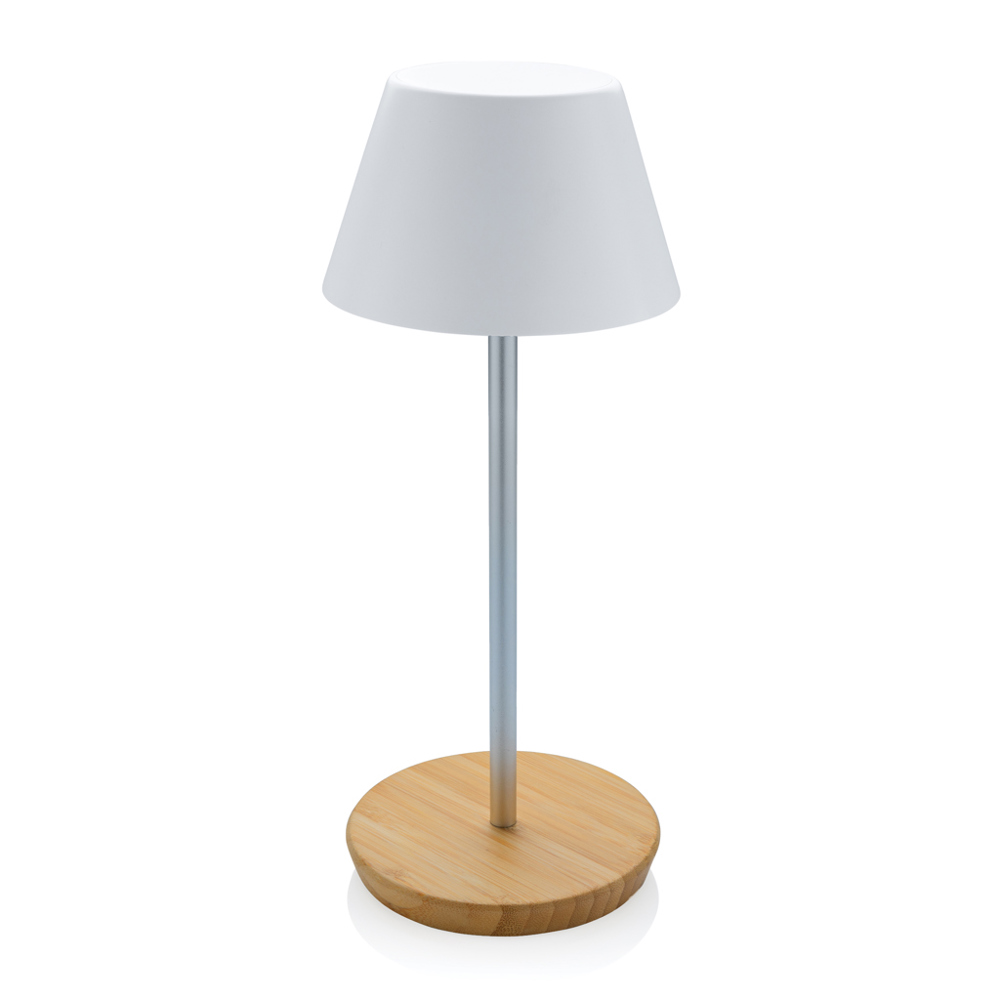 Pure Glow RCS rplastic USB-oplaadbare tafellamp - bedrukt of onbedrukt verkrijgbaar