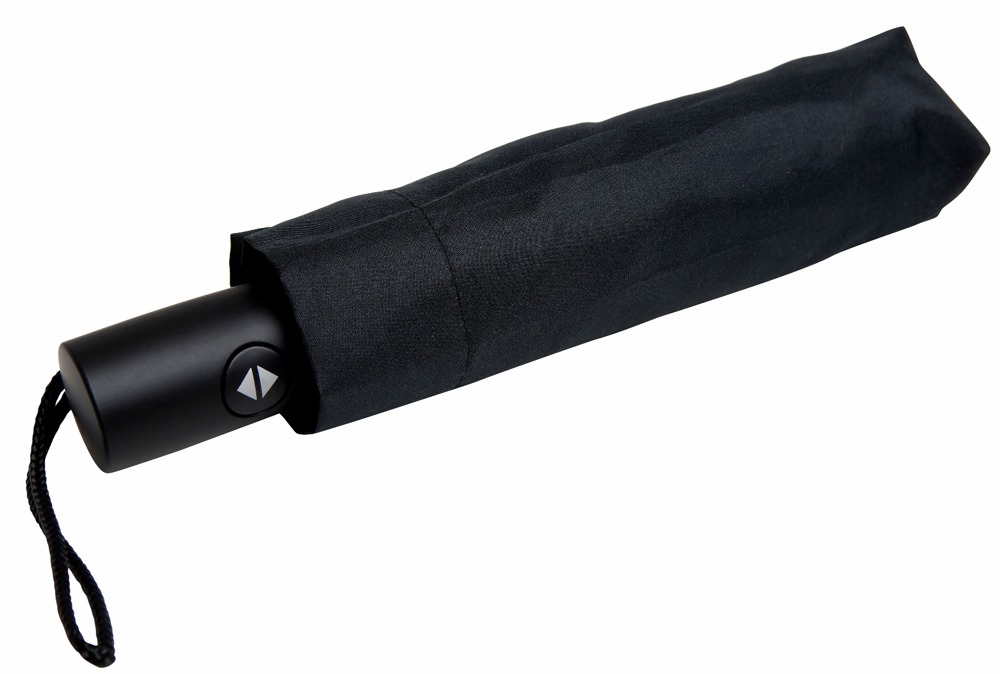 FALCONETTI - Opvouwbaar - Automatisch openen en sluiten - Windproof - 100 cm - met logo of onbedrukt bestellen - Zwart