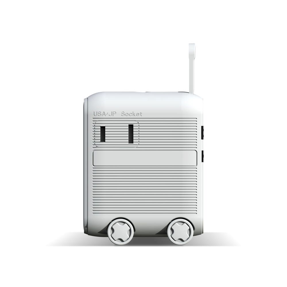 Xoopar Luggie GaN Wereldstekker Trolley