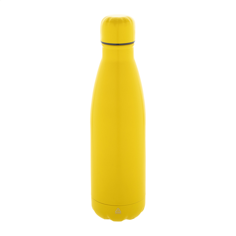 Refill - gerecyclede roestvrijstalen fles - kopen of bedrukken - geel