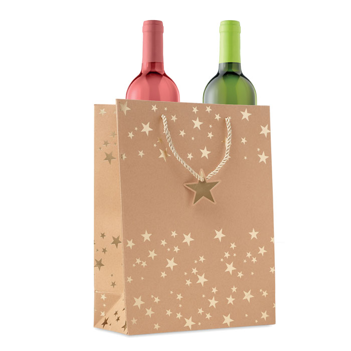 SPARKLE - Kraftpapieren geschenkzak
