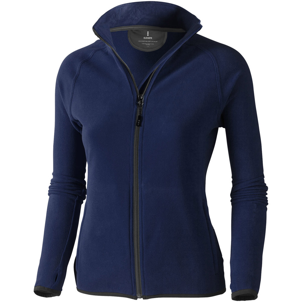 Brossard fleece dames jas met ritssluiting - kopen of bedrukken - Marineblauw