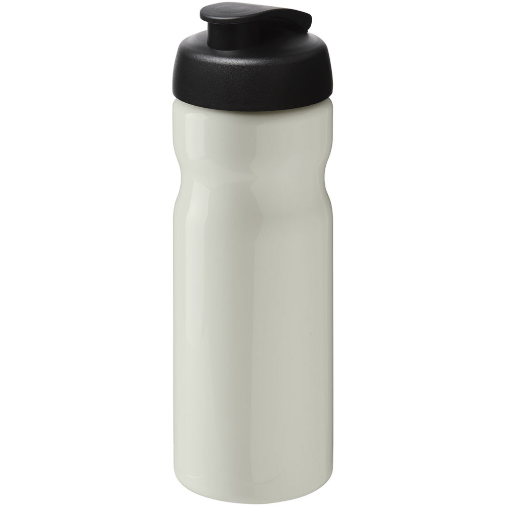 H2O Active® Eco Base 650 ml sportfles met kanteldeksel - kopen of bedrukken - Ivoorwit, Zwart