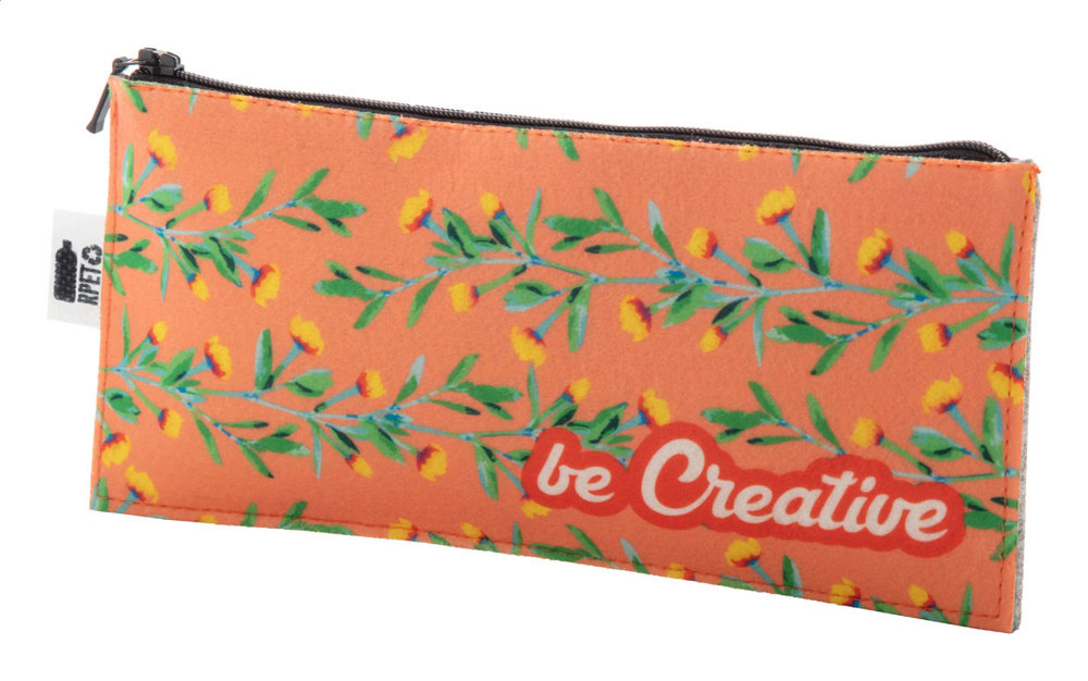 CreaFelt Pen Zip - custom made RPET pennenetui - bedrukt of onbedrukt verkrijgbaar