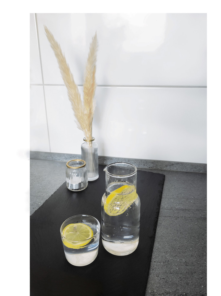 CALMY - Glazen karaf met drinkglas - kopen of bedrukken