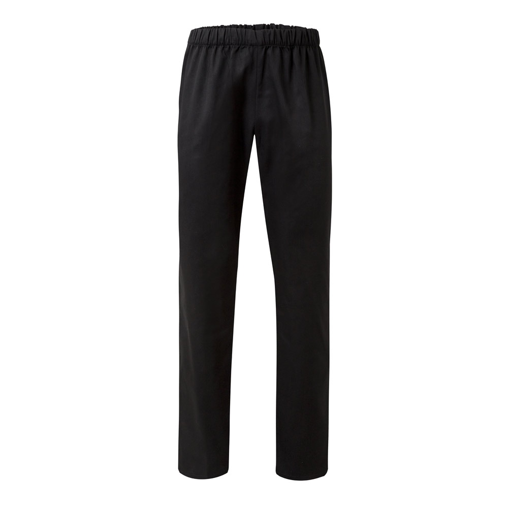 VL APHRODITE. Twill broek (190g/m²), van katoen (35%) en polyester (65%) - voor bedrijven en relatiegeschenken - Zwart