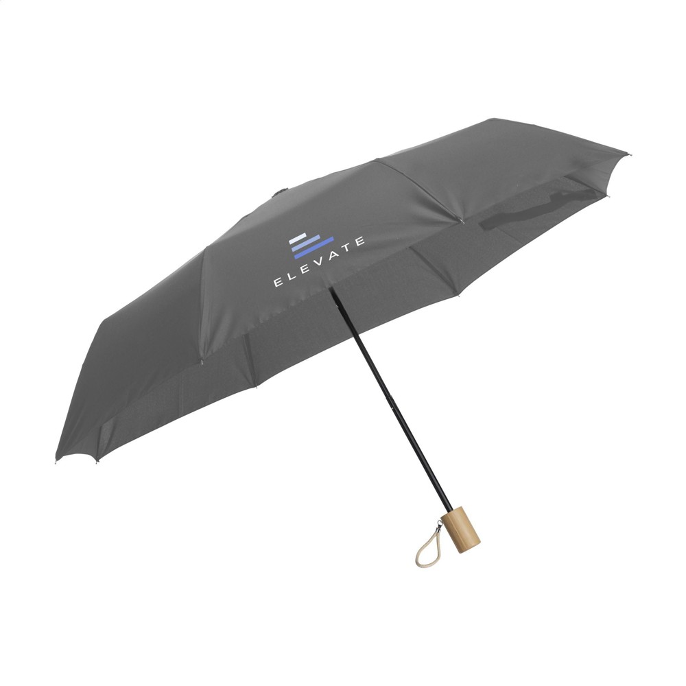 Mini Umbrella RCS RPET opvouwbare paraplu 21 inch - grijs (± PMS 423)