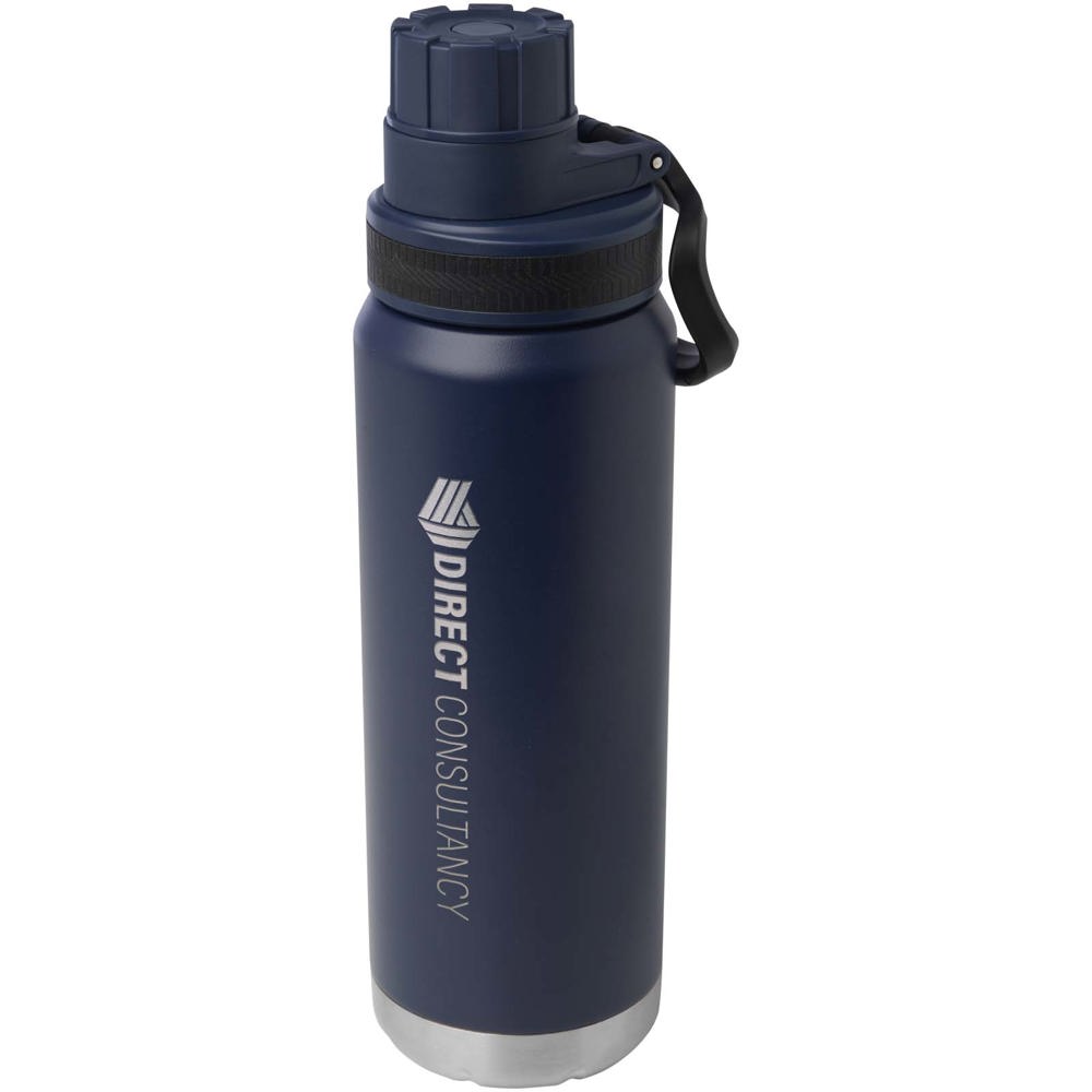 Fortis 700 ml RCS-gecertificeerde waterfles van gerecycled roestvrij staal met koperen vacuümisolatie (geschikt voor koolzuur