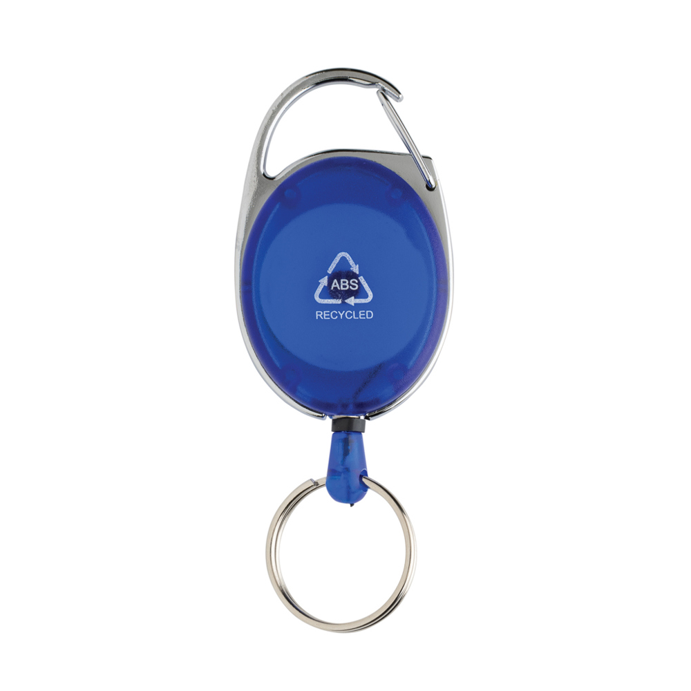 Roller clip sleutelhanger gemaakt van RCS gerecycled plastic