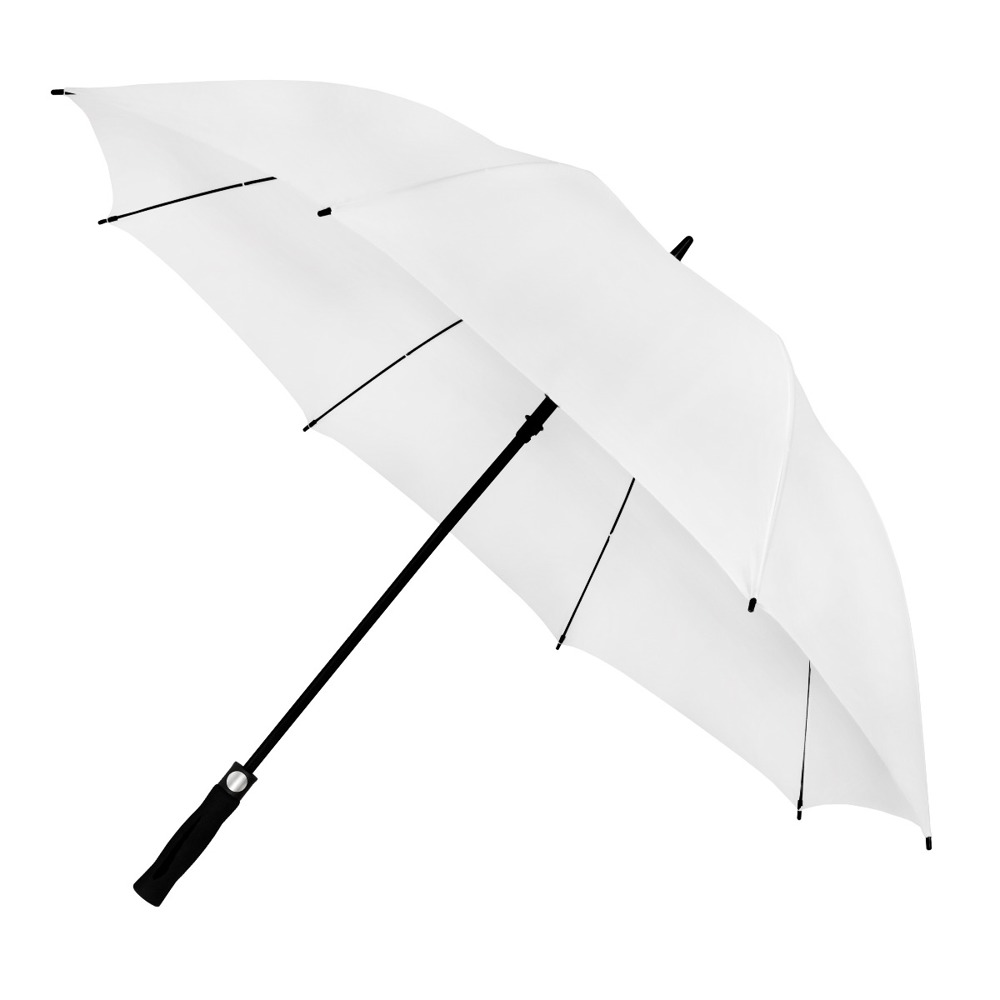 FALCONE - Golfparaplu - Automaat - Windproof - 130 cm - kopen of bedrukken - Wit