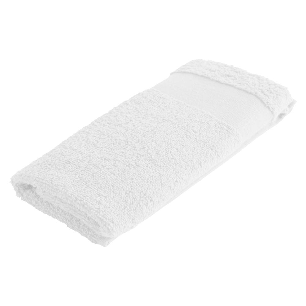 Sophie Muval gastendoek 50x30 cm, 450 gr/m² - voor bedrijven en relatiegeschenken - Wit (White) / Wit
