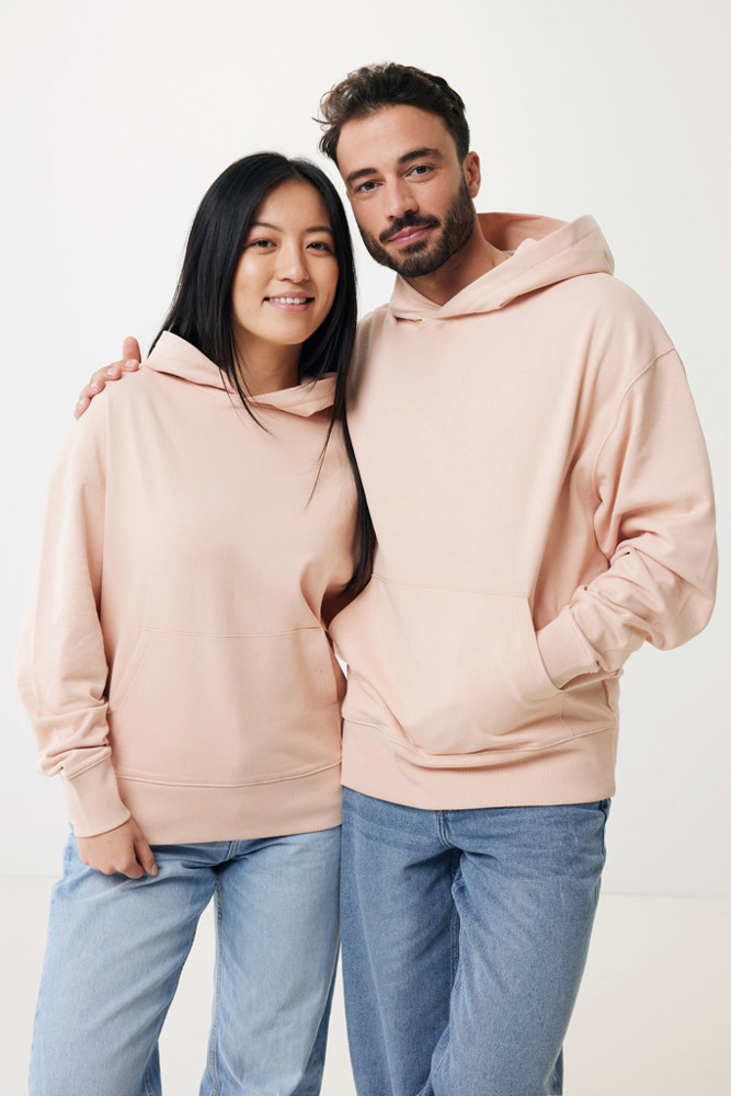 IQONIQ Yoho gerecycled katoen relaxed hoodie