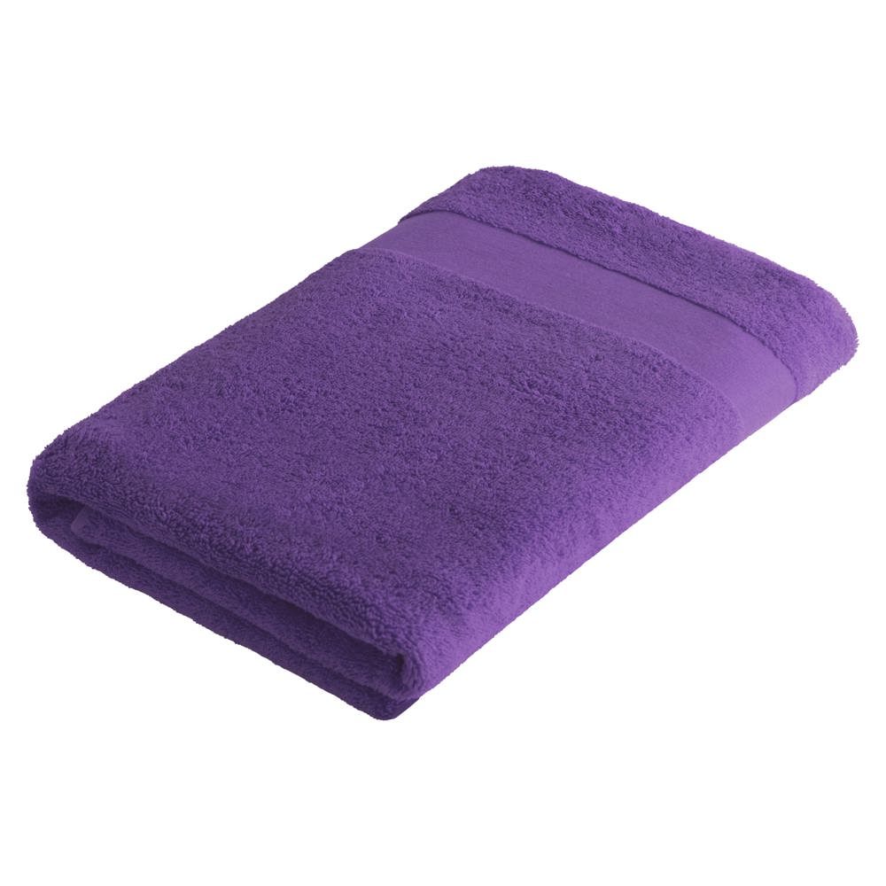 Sophie Muval handdoek 140x70 cm, 450 gr/m² - met logo of onbedrukt bestellen - Paars (PMS 268c) / Paars