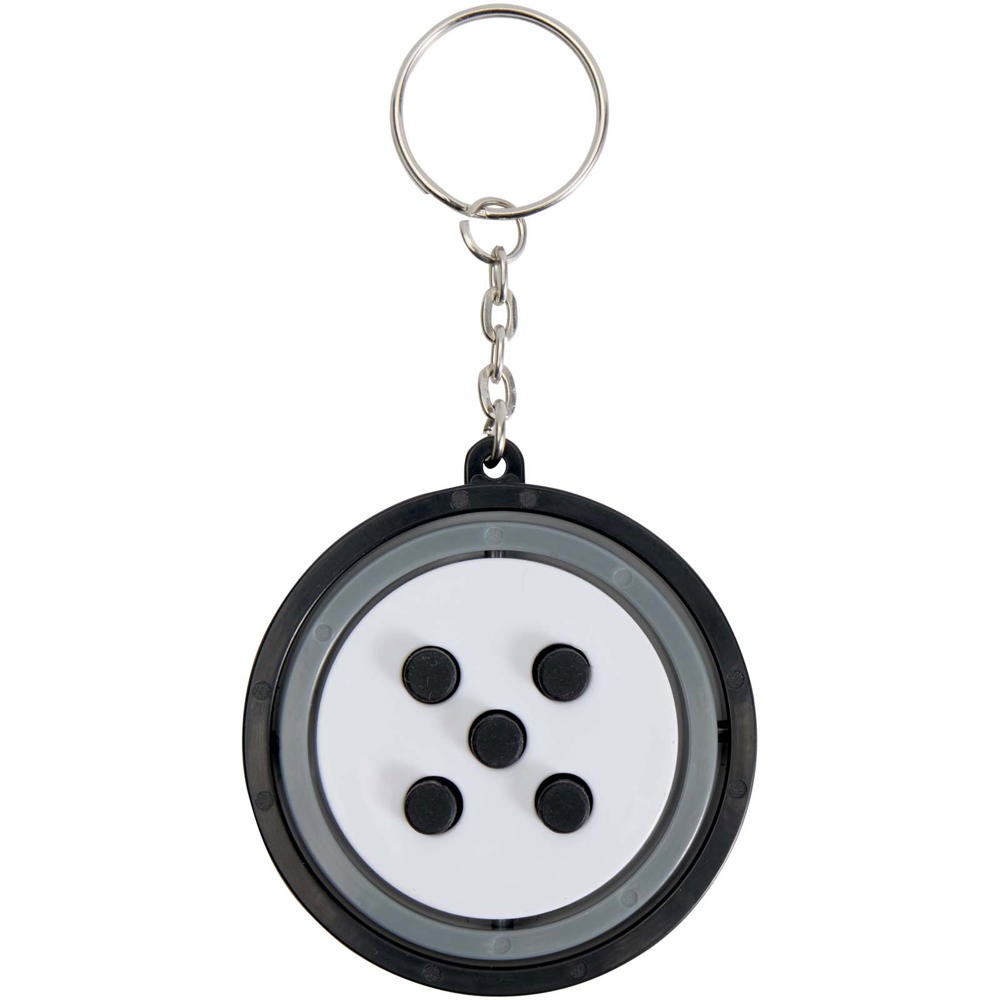 Spinx sleutelhanger van gerecycled plastic met gyroscoopspeeltje