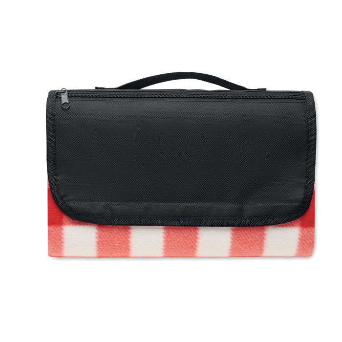 CALY - RPET fleece deken 150 gr/m² - kopen of bedrukken - Rood