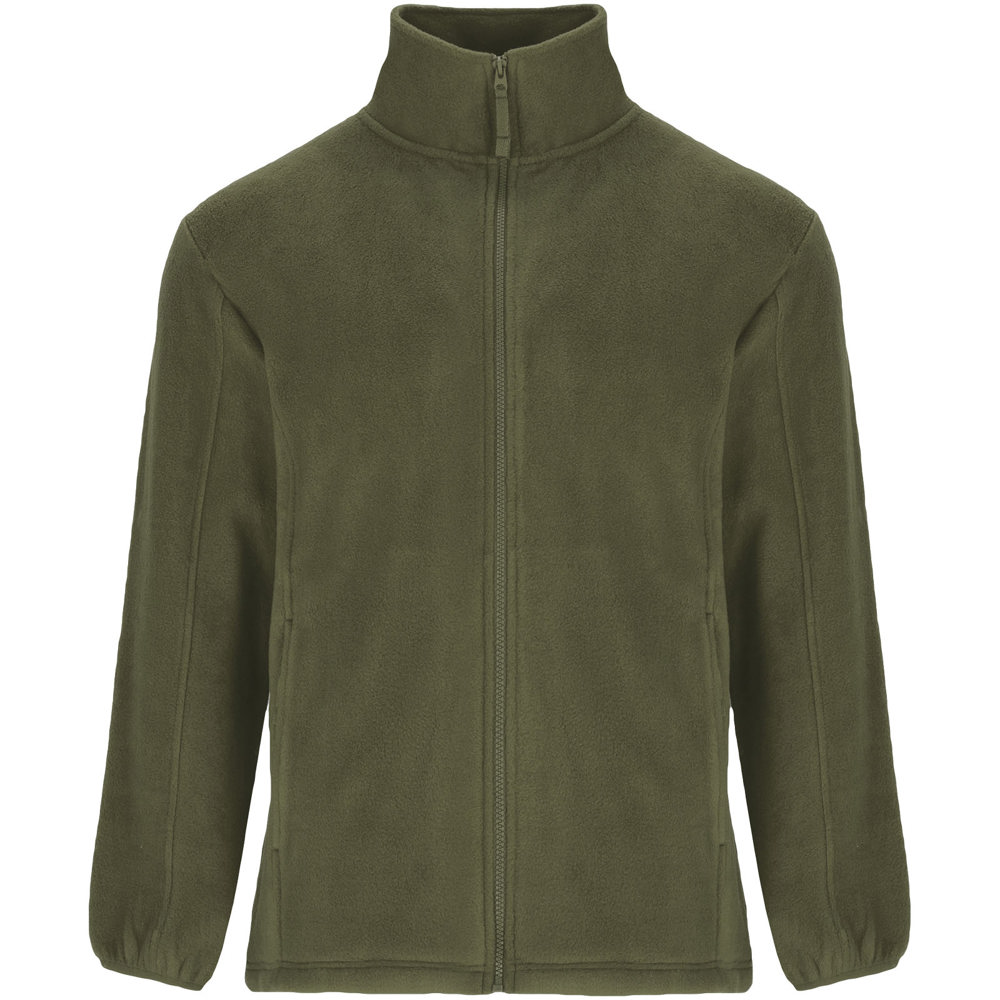 Artic fleece herenjack met volledige rits - voor bedrijven en relatiegeschenken - Pijnboomgroen