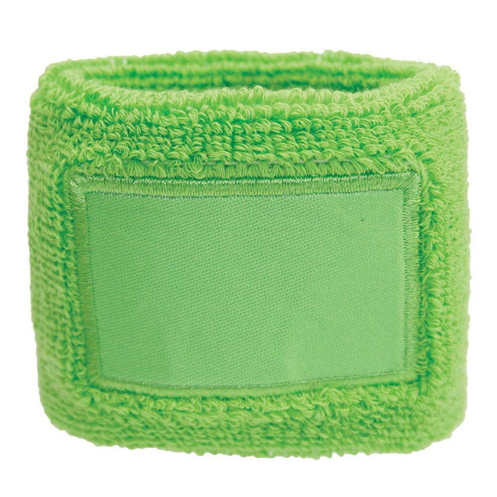Polsband met label - met logo of onbedrukt bestellen - Groen (PMS 7488c) / Groen