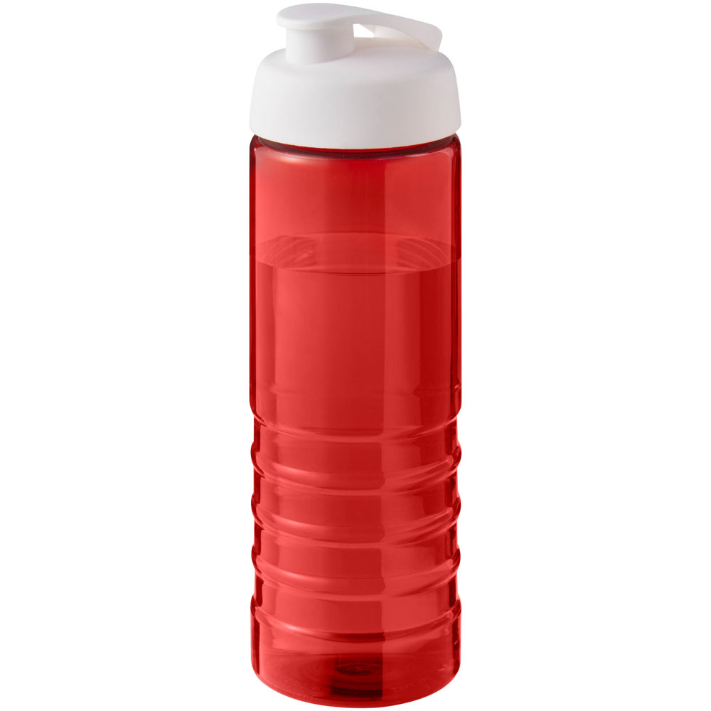 H2O Active® Eco Treble 750 ml drinkfles met klapdeksel - voor bedrijven en relatiegeschenken - Rood, Wit