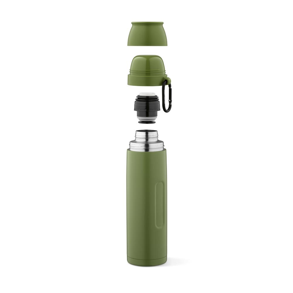 Flinders thermosfles gerecycled roestvrij staal 1080 ml - Legergroen