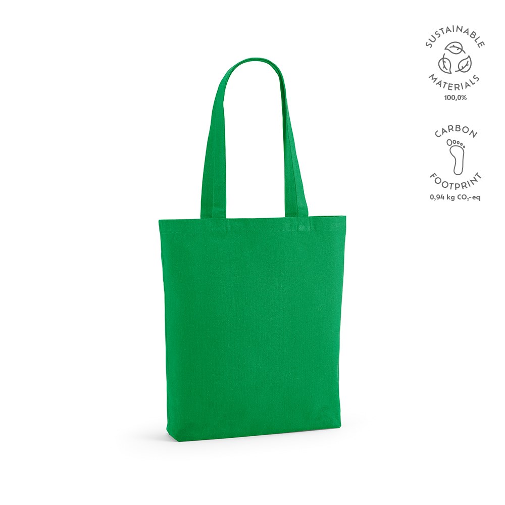 Logan boodschappentas gerecycled katoen 280 gsm - voor bedrijven en relatiegeschenken - groen