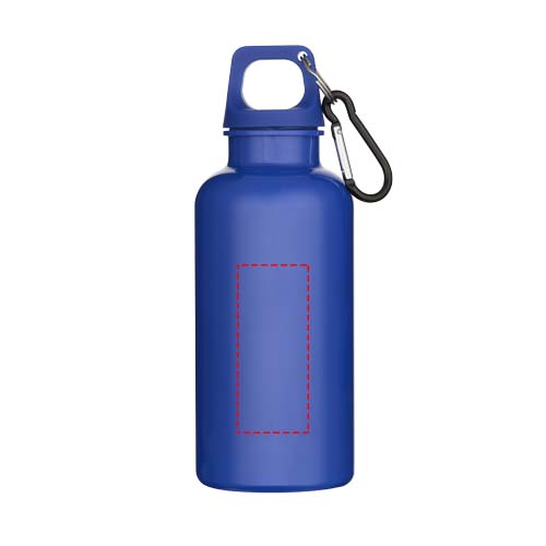 Oregon 400 ml effen waterfles van RCS gecertificeerd gerecycled plastic met karabijnhaak 