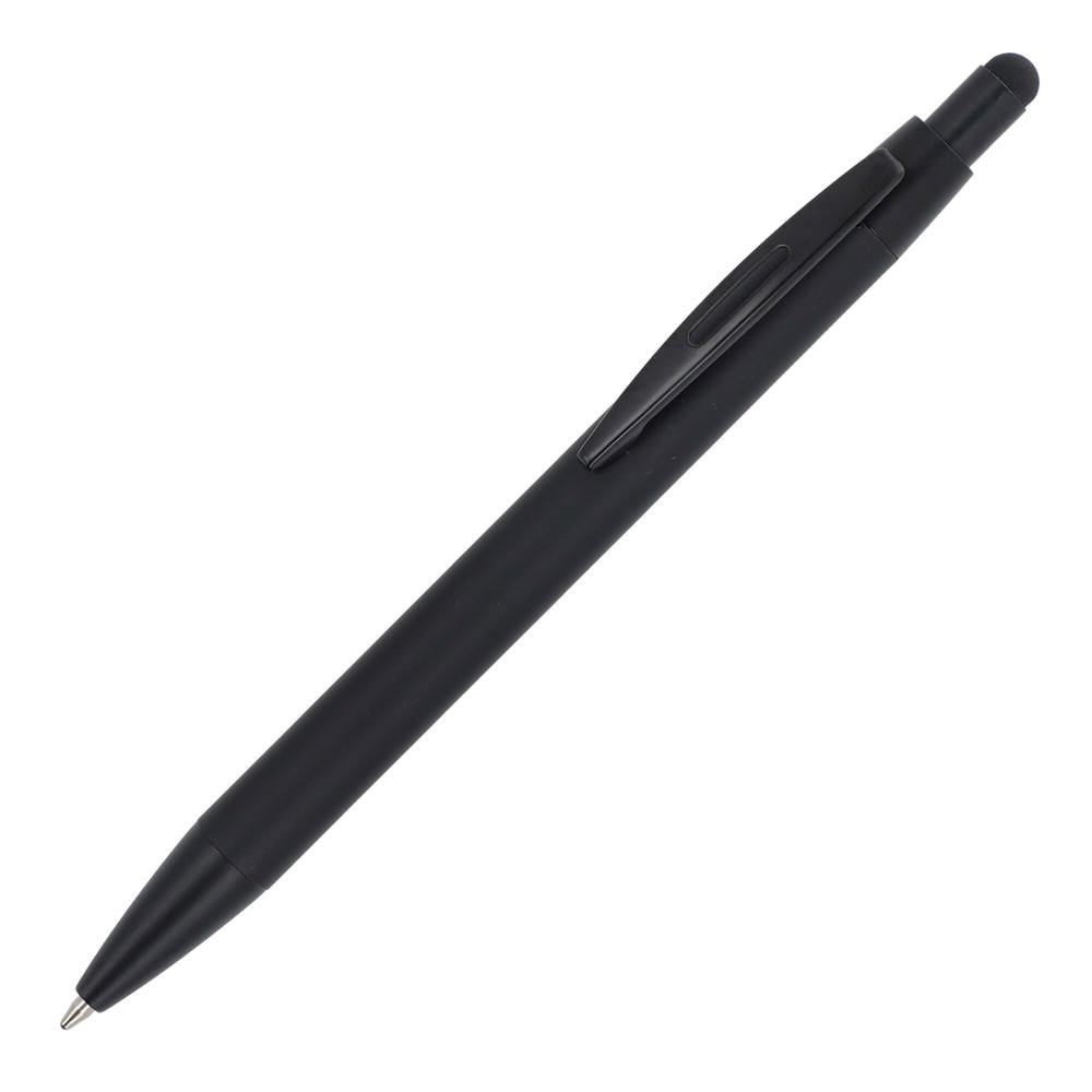 Balpen Alaska soufttouch met stylus R-AL - kopen of bedrukken - Zwart