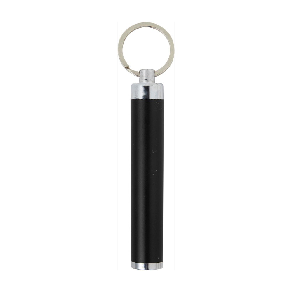 ABS 2-in-1 sleutelhanger Zola - bedrukt of onbedrukt verkrijgbaar - Zwart