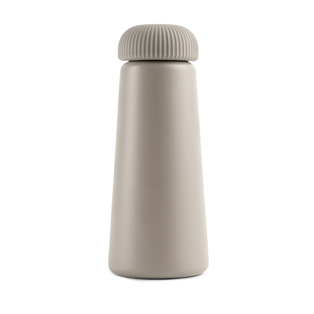 VINGA Erie RCS stalen vacuümfles 450ML - met logo of onbedrukt bestellen - grijs (± PMS 402C)