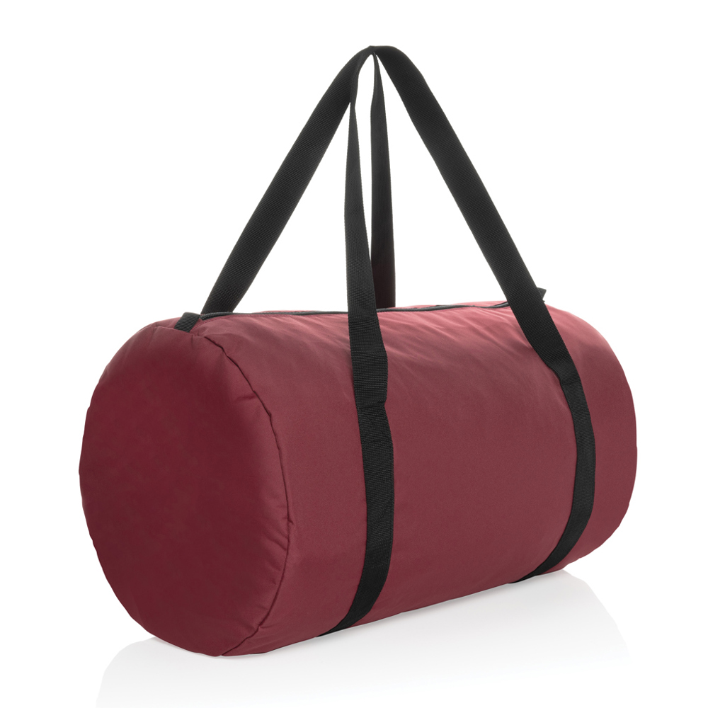 Dillon AWARE™ RPET opvouwbare sporttas - kopen of bedrukken - rood (± PMS 19-1934 TCX)