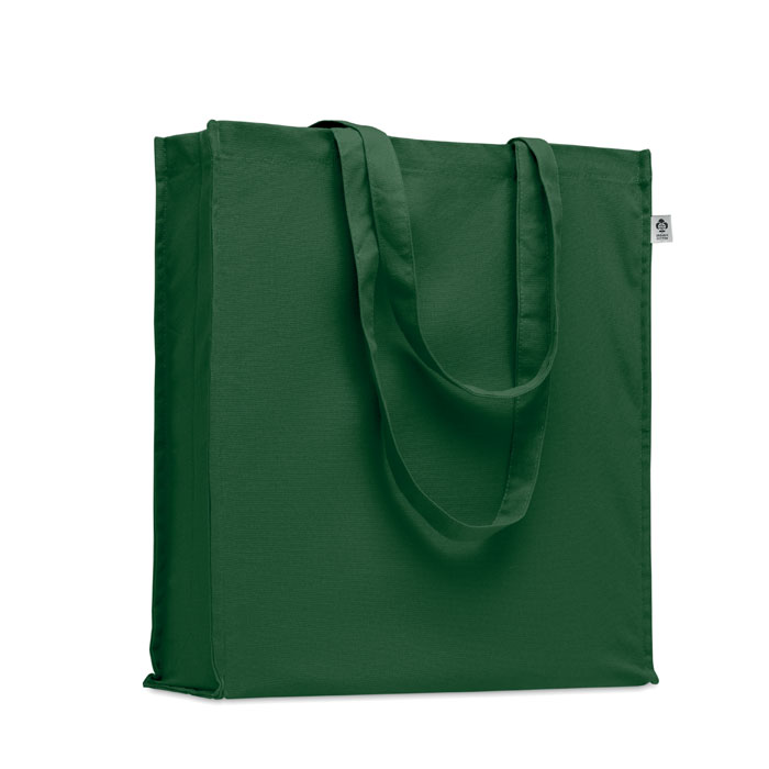 BENTE COLOUR - Boodschappentas organisch katoe - met logo of onbedrukt bestellen - Donker Marinegroen