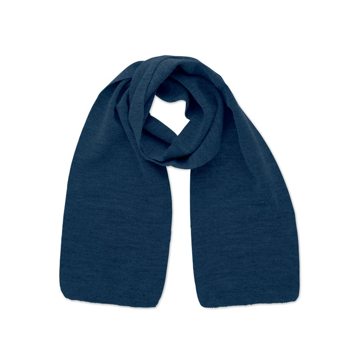 RAFY - Sjaal van RPET polyester - voor bedrijven en relatiegeschenken - blauw