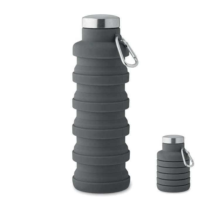 KOLAPSI - Inklapbare fles 500ml - kopen of bedrukken - Steengrijs