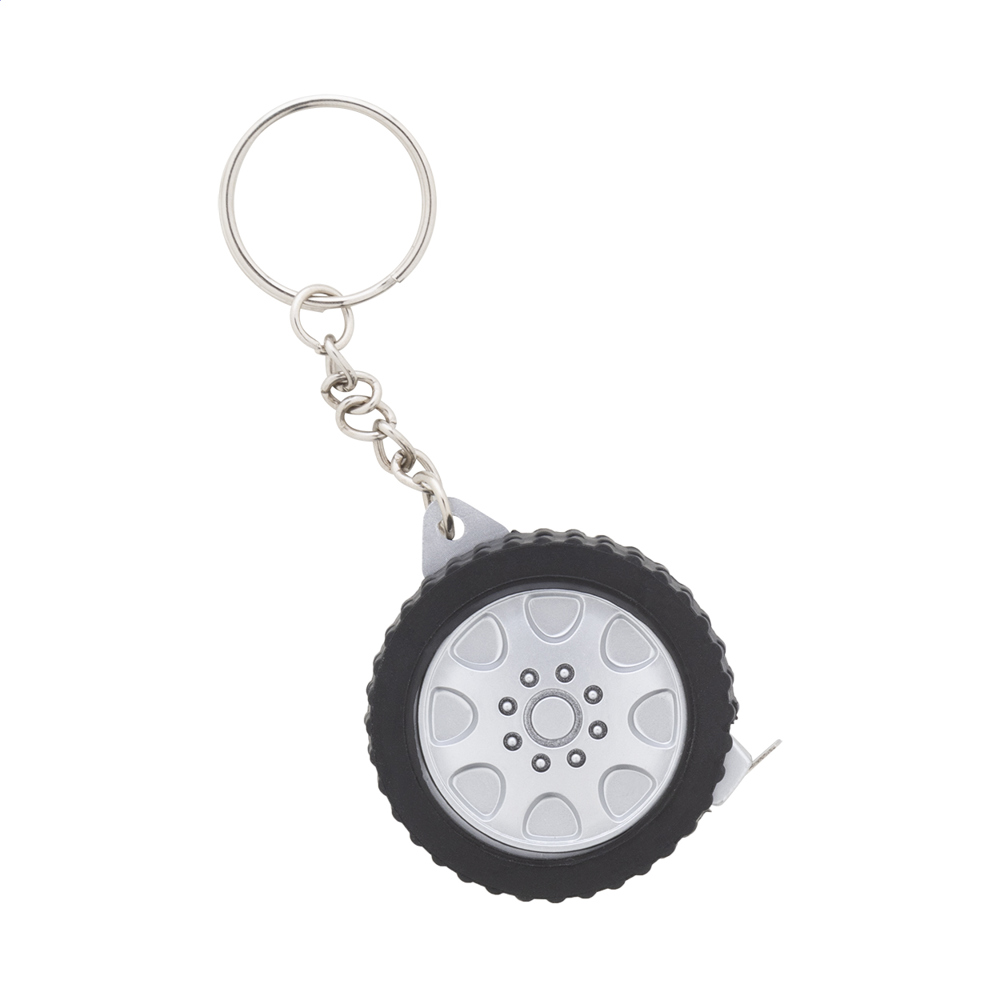 Wheel - rolbandmaat sleutelhanger - voor bedrijven en relatiegeschenken