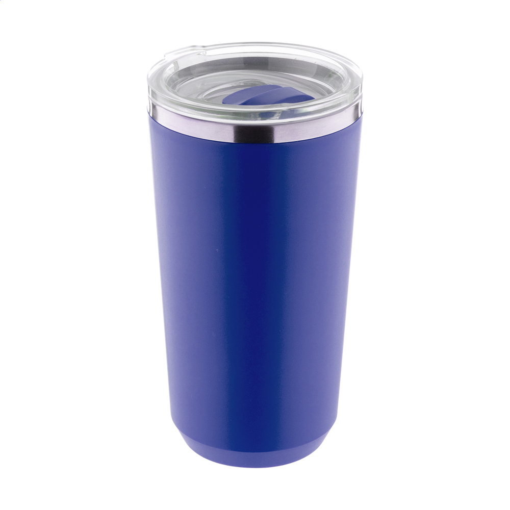 Lungogo - thermo beker - bedrukt of onbedrukt verkrijgbaar - Blauw